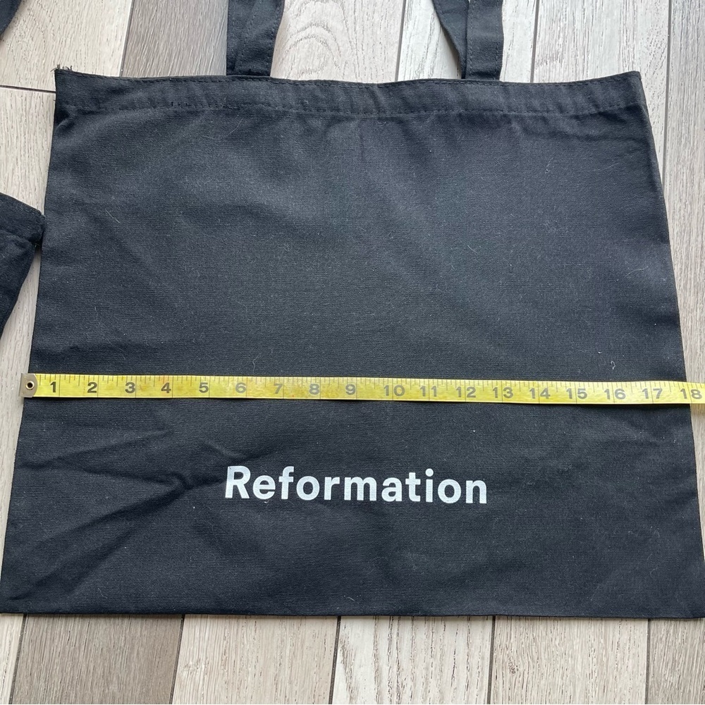 Reformation Black Canvas Tote Trio - Picture 3 of 4